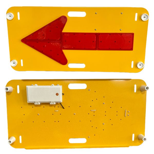 Customizable Visual Directional Sign Board with Strobe Mode and DC12V/24V Voltage