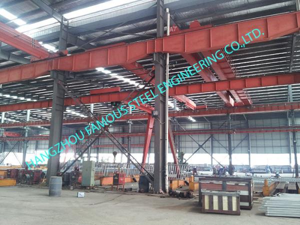 Cheap Metal Customized Prefab Industrial Steel Buildings Easy Erection With C Purlins for sale