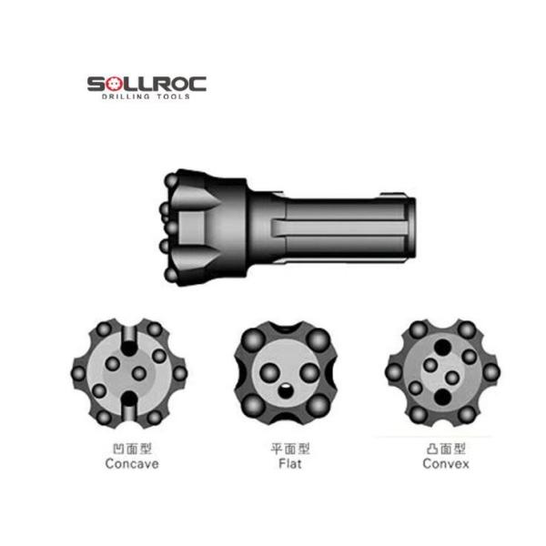 155mm - 190mm DTH Drill Bits QL60 For Civil Engineering
