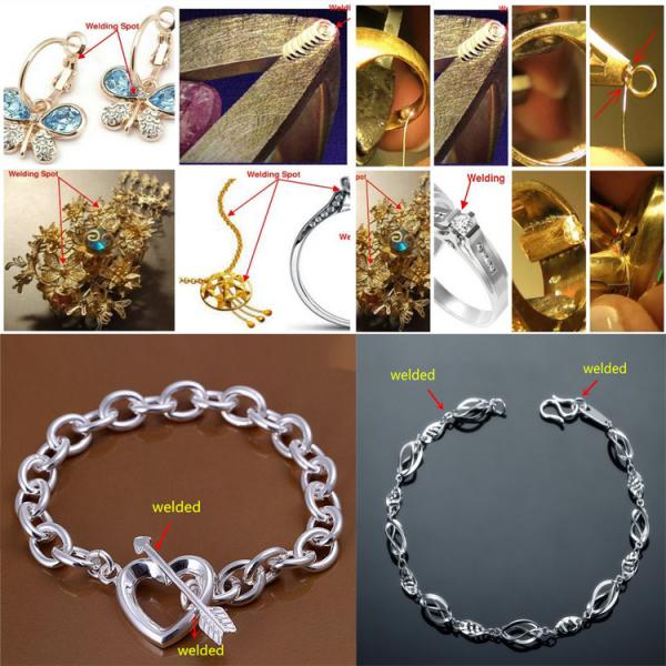 200w 300w Gold Silver Jewelry Chain Welding Soldering Repairing Machine with Adjustable Single Pulse Energy