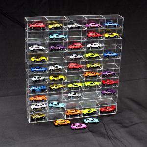 China Plexiglass Nail Acrylic Showcase Custom 4-Tier Wall Mount Table Model Car Toy on sale