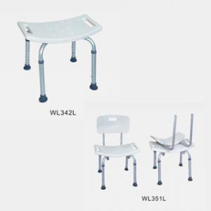 China Foldable Height Adjustable Shower Chair Medical Surgical Instruments WL342L, WL351L on sale