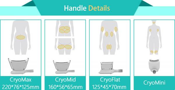 2018 newest -15oC 4 handles cryolipolysis body slimming machine 