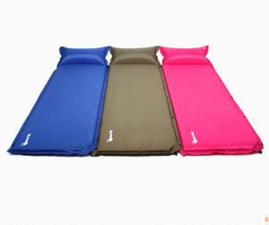 China Single Self Inflating Camping Sleeping Roll Up Memory Foam Mat Camp Mat 5cm thickness camp mat on sale