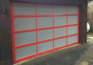 Quality 220/230V Transparent Garage Door , Modern Aluminum Garage Doors Firm Structure wholesale