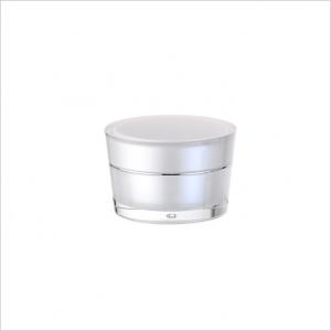 Quality Double Layer Jar Face Cream Plastic Empty Face Cream Jars 100g wholesale