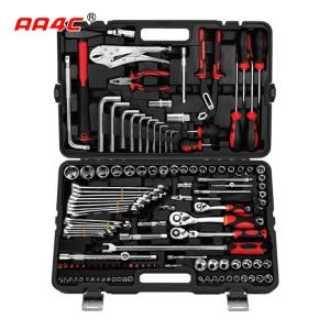 AA4C 132pcs auto repair tool kit shelf hardware hand tools workbench tools A6-E13201