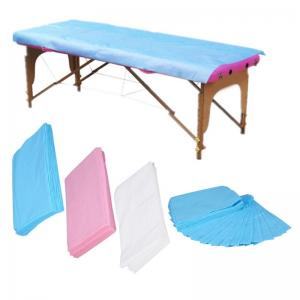 China Disposable Beauty Salon Bed Cover Stretcher Cover Disposable Hospital Bed Sheets on sale