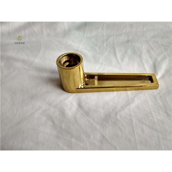 Golden Color Lock Accessories Zamak , Safe Handle Replacement Burglar Resistant