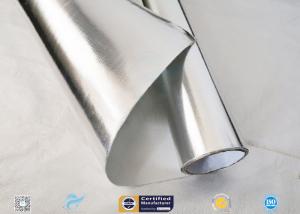 Quality Thermal Insulation Aluminium Foil Singled Side Woven Fiberglass Fabric wholesale