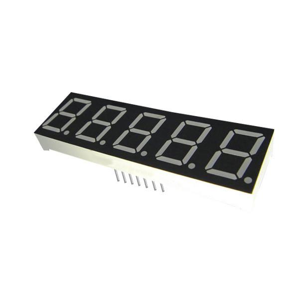 Cheap 180mcd Seven Segment LED Display Common Anode 5 Digit LED Display 0.56 Inch for sale