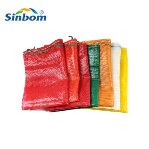China Vegetable And Fruit Packaging Poly Mesh Leno Bags Customized on sale