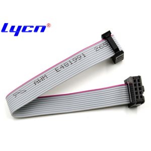 Quality IDC Connector Flat Ribbon Cable Assembly Hook Rectangular 5 - 32 AWG wholesale