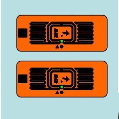 B42+M4E Type Fragile UHF Label B42 Wet Inlay Used In Wine And Cigarette Anti