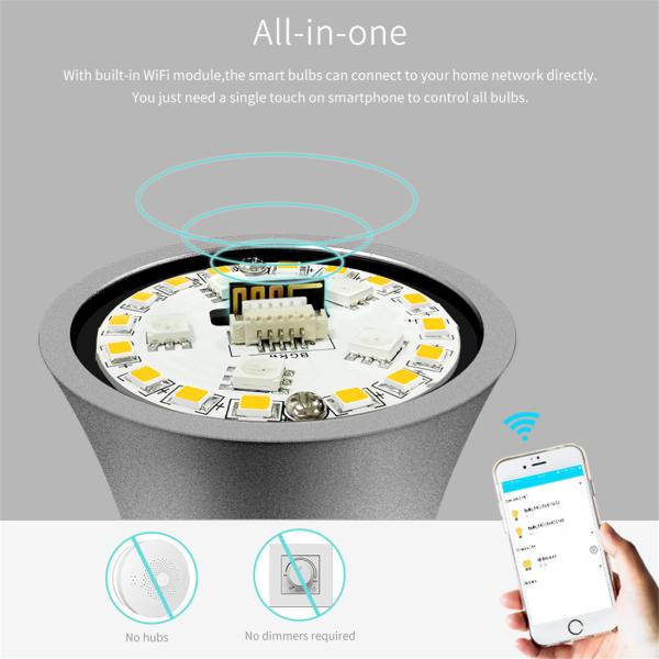 Wifi Smart Light Bulb 7w RGBCW