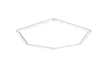 SMD 2835 LED Linear Pendant Light High CRI White Color For Indoor Lighting Area