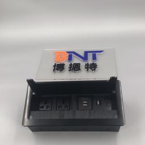 Quality Customized USB charging cable grommet computer tabletop socket box with with bottom weld connector wholesale