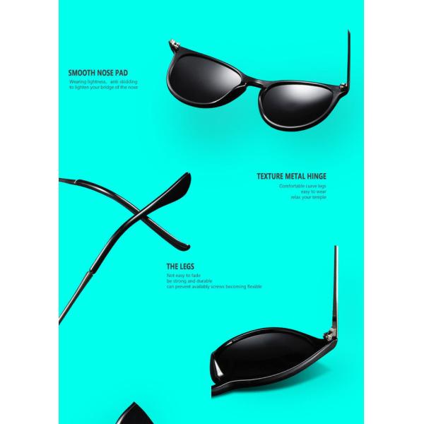 Men 144MM Square Frame Polarized Sunglasses Classic TAC Retro Style Yellow Night Vision Len