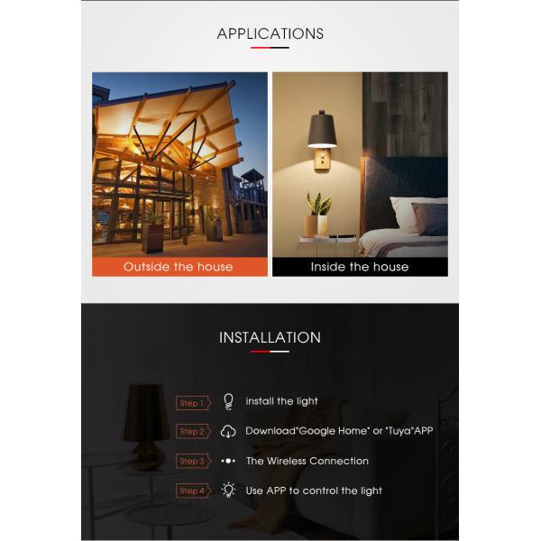 E26 E27 Dimmable Smart Lights