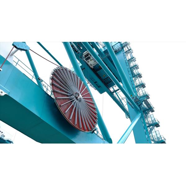 Type PROTOLON(FL)-LWL (N)TSFLCGEWOEU Flat Reeling Cable 8.7/15 KV With Graded-Index Fibre For High Mechanical Stresses