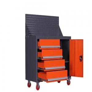 China Orange 15 Drawers ISO9001 Mobile Tool Chest Workbench on sale