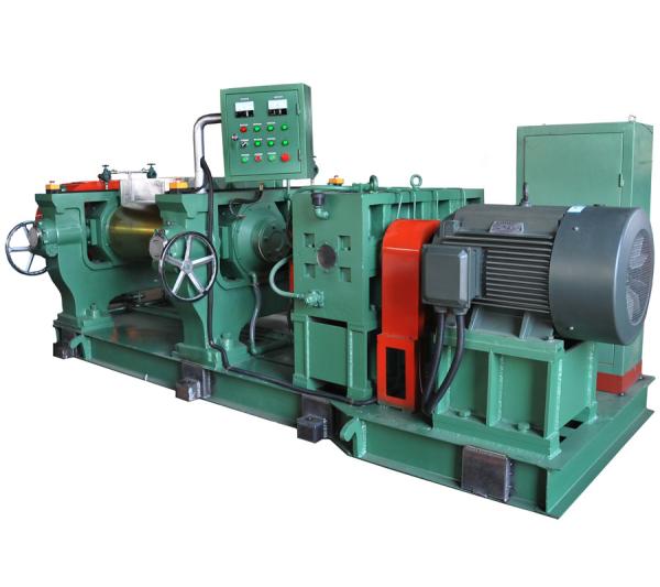 Cheap CE Certified SFC XK-450 Two-Roll Open Mixing Mill | 450mm Rollers, PLC Control for Precision Rubber Compounding for sale