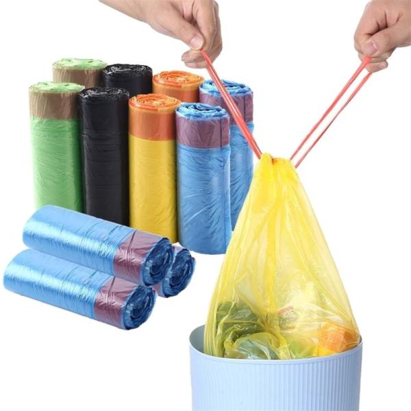 Cheap Custom Plastic Packaging Bags for Refuse Sacks and Trash Can Liners Logo Customization for sale