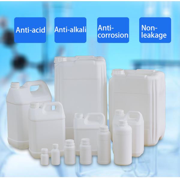 Durable 250ml White Fluorinated Bottle for Chemical Solvent Acid and Alkali Resistant