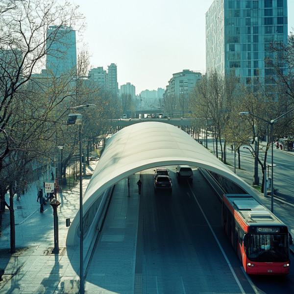Tension Membrane Structure For Public Transport Interchanges Functional And