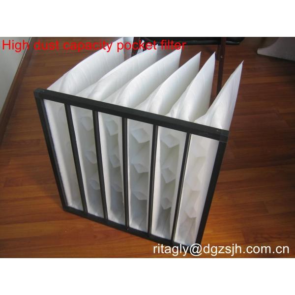 F6 Rigid Pocket Air Filter 24x24x24 inch Synethic filber For Gas Turbines