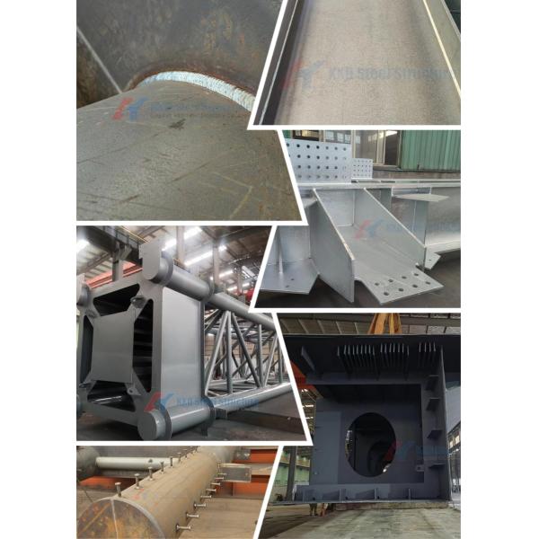 Light Steel Structure Workshop With Corrugated Steel Sheet Or Sandwich Panel Roofing