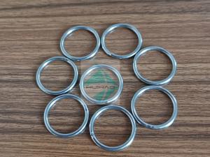 China Stock M8 Welded Stainless Steel Metal Ring Mesh Round O Rings 30mm-100mm Dia ISO Standard on sale