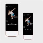 LCD Screen Interactive Home Gym Mirror Floor Standing For Exercise Sport ODM