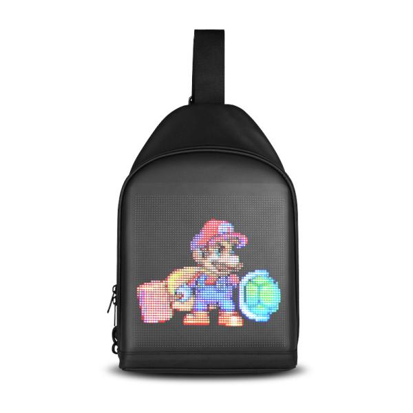Cheap Bluetooth LED Backpack With Programmable Screen Lightweight LED Advertising Display Screen for sale