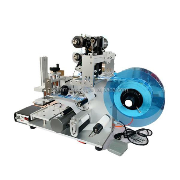 Cheap Good quality semi-automatic flat bottle labeling machine packing machine with coder for sale