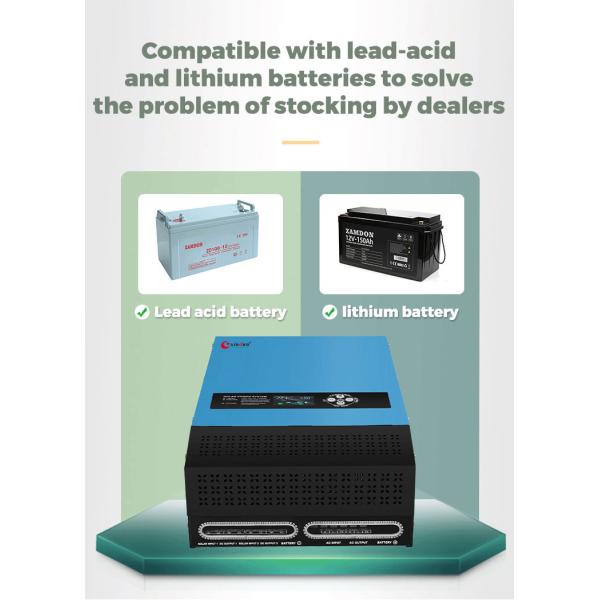 48v split phase inverter with lithium battery