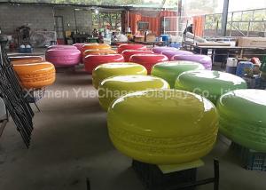 China Resin Macaroon Shopping Center Decoration Fake Food Model For Shop Display on sale