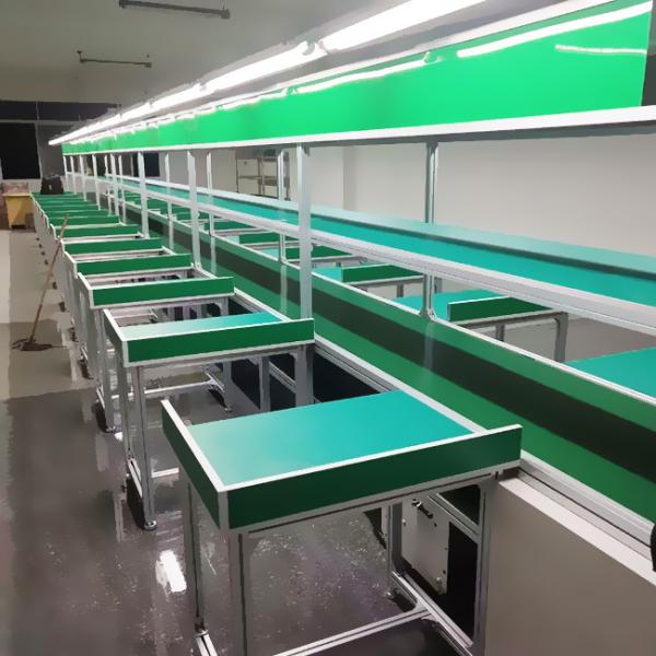 Compact Precision Belt Assembly Line for Laboratory Equipment Assembly