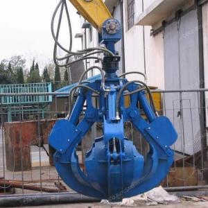 China Orange Peel Hydraulic Grab For Excavators Different Grab Volumes Available on sale