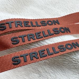Quality Woven Label Tape Elastic Band With Printed Silicone Logo wholesale