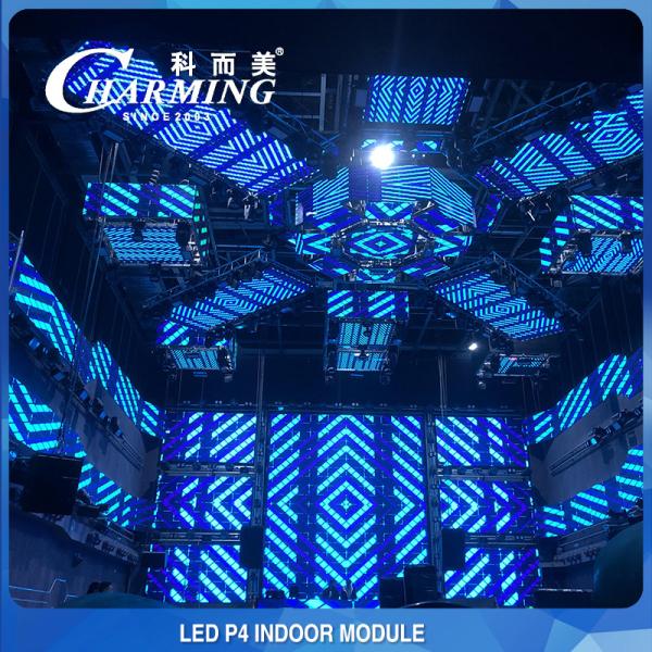 4MM High Refresh Wall Mount Indoor LED Display Modules For KTV Bar Wall Decoration