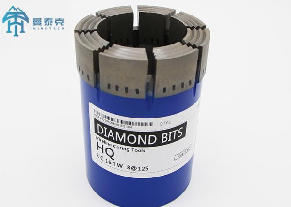 Cheap Hard Rock Mining Core Drilling Tools NQ HQ PQ Diamond Core Drill Bits for sale