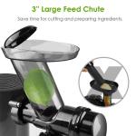 Slow Masticating Juicer Extractor With Reverse Function, Cold Press Juicer