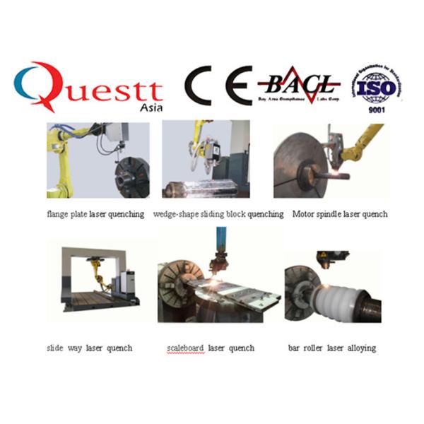 IPG/Laserline high speed laser hardening and cladding equipment for shaft/blade