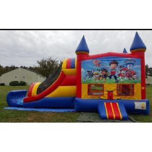 Quality Safety Cartoon 3 in 1 Combo Personalized Jumping Castle With Slide wholesale