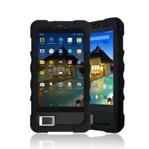Quality HFSecurity FP07 Handheld Terminal Fingerprint Time Attendance Tablet Fingerprint Card Reader With Android Mobile wholesale