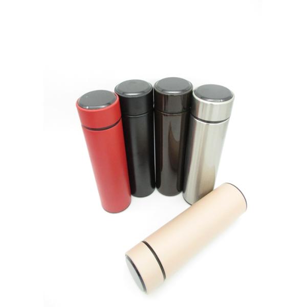 Stainless Steel Water Bottle Smart Vacuum Flask Logo Customize 17oz For Outdoors