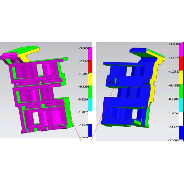 Multi Cavity Two Shot Injection Molding for Electronic PC Plastic Switch Adaptor