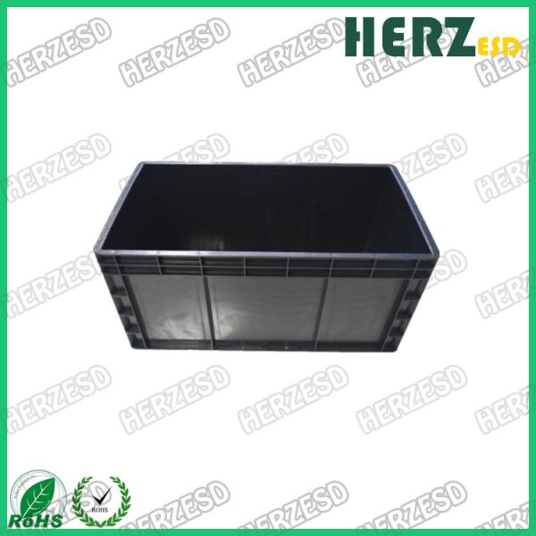 Anti Static Conductive PP Box PP Injection Box Divider Cover / Heighten Layer Available