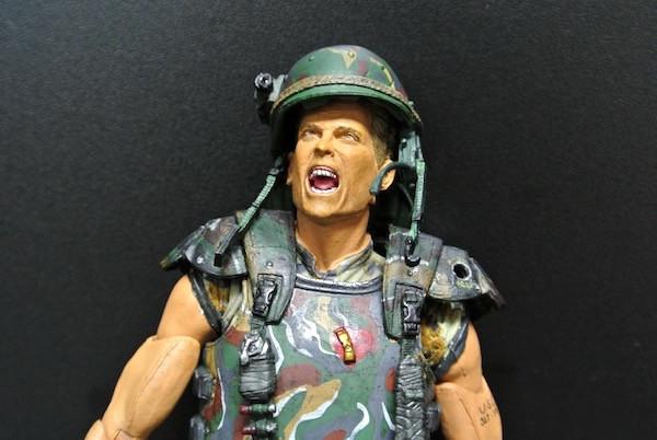 Cheap Camouflage Soldier Action Figures , Army Action Figures With Screaming Face for sale